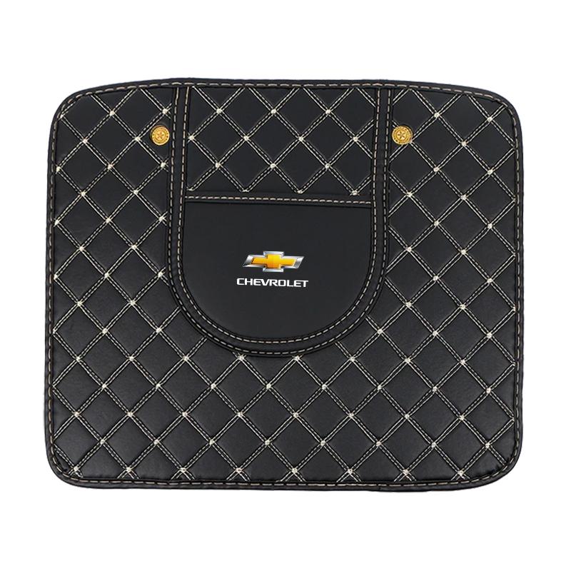 Car Anti-kick Pad Interior Pu Leather Auto Seat Back Protector Pads Anti Scratch for Chevrolet Spark Malibu Cruze Captiva Sonic