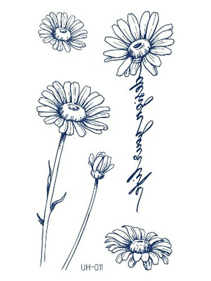 Водостойкие полуперманентные татуировки-наклейки на травяной основе для мужчин и женщин