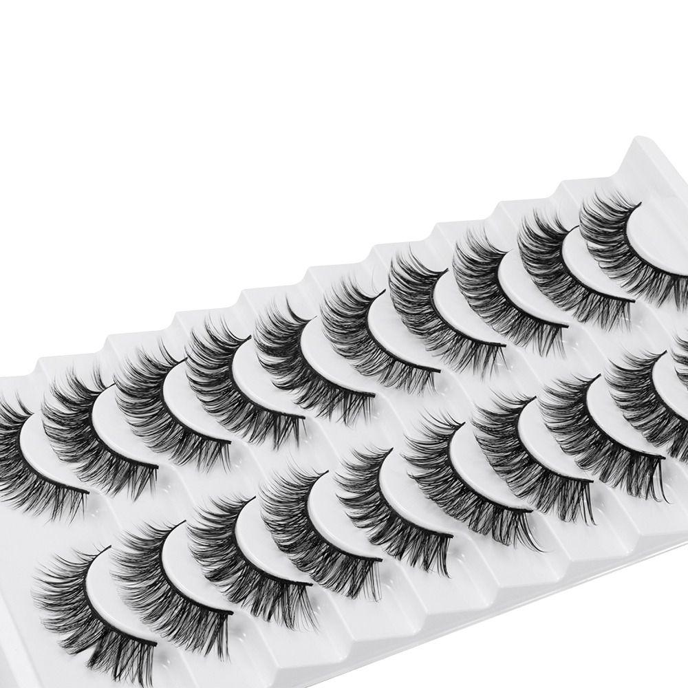 Full Strip False Eyelashes Dramatic Eye Makeup Tools Beauty 3D Faux Mink Lash Eyelash Extension