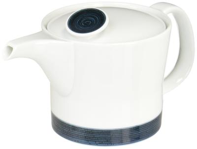 Керамический горшок Hakusan, большой, индиго, 700 мл, конопляная нить, ASA NO ITO, хасами, изготовлено в Японии (Прибл.) 12×12,5см