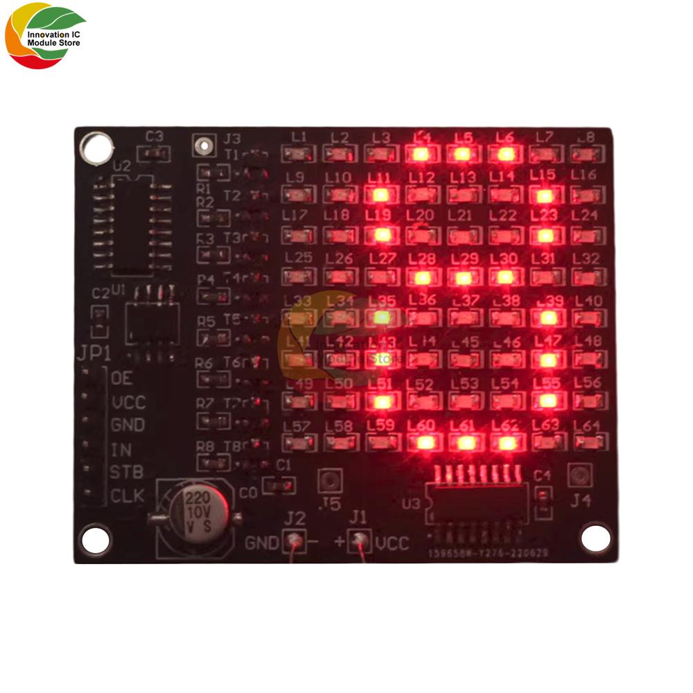 Светодиодный SMD Dot Matrix Рекламный Экран Красный Дисплей 64LED/256LED Электронный Набор Плата для Практики Сварки Компонентов SMT Детали для DIY