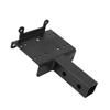 Trailer Hitch Winch Mounting Plate with 2inch Receiver Winch Bracket Winch Mounting Plate for ATVs UTVs Lawn Garden Equipment