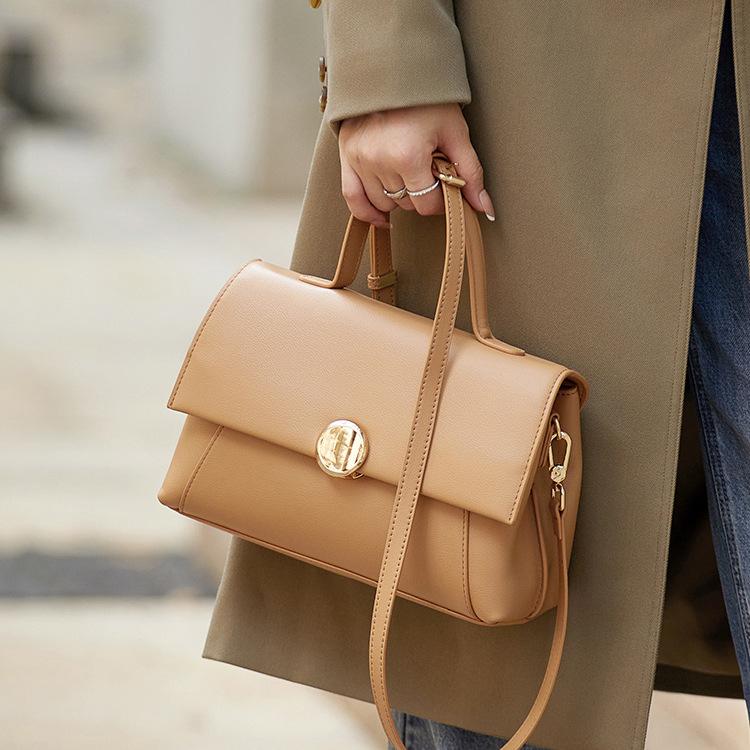 Мягкая кожаная женская сумка, легкая роскошная, нишевая и элитная женская сумка на одно плечо, сумка через плечо