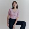 Huit Open String Crop Tee Htwts3j09t
