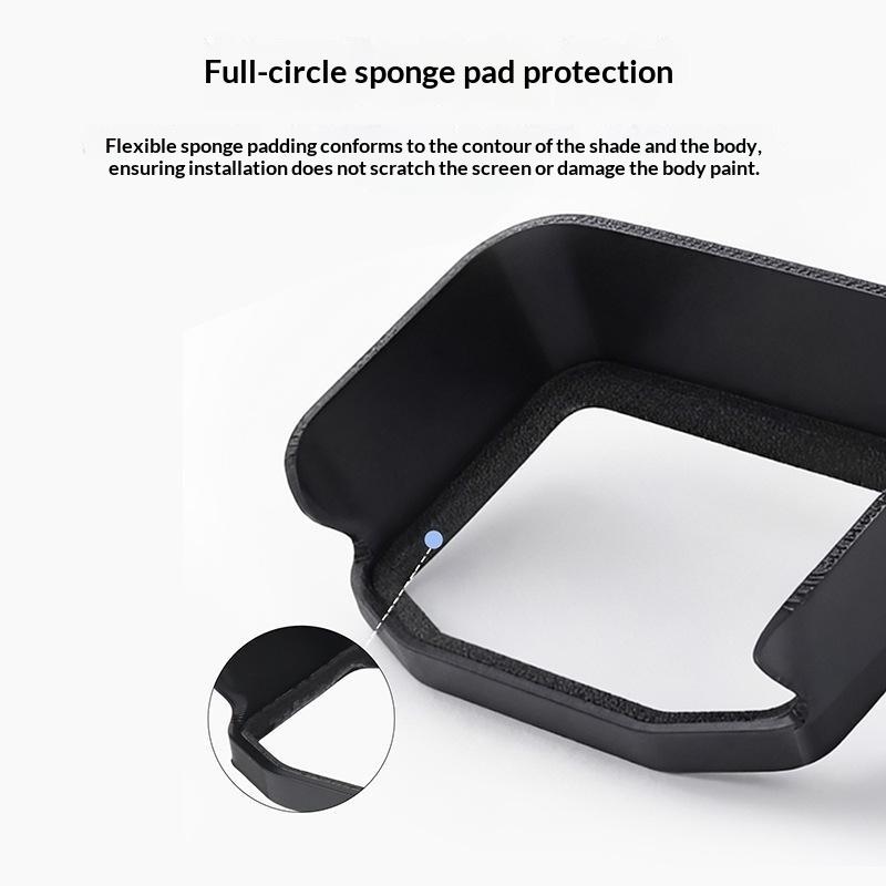 Lens Hood for Insta360 Luna Ultra Anti-Glare Camera Sunshade 1Pcs Durable for Drone Aerial Photography Use
