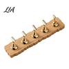 Nail Salon Display Rack Art Practice Stand with Wooden Base, Magnetic Press-on Holder for Painting Nails, False Home Base