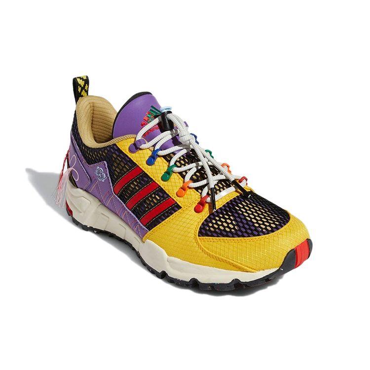 Кроссовки унисекс Sean Wotherspoon x adidas Equipment Support 93 Super Earth, разноцветные, смело-золотые, красные GX3893