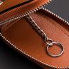 Unisex Keys Organizer Zipper Covers Key Holder Car Keychain Leather