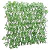 VidaXL Expandable Artificial Ivy Trellis, Fence Screen, Privacy Screen, Outdoor Garden Decoration, 366586