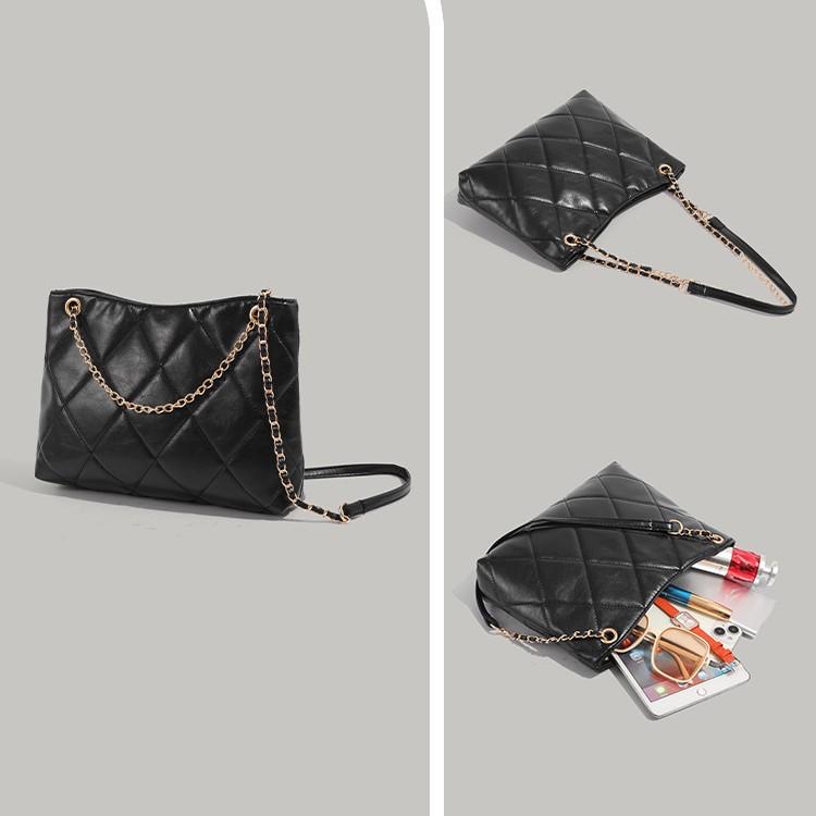 2025 Новая маленькая стеганая сумка через плечо, большая вместимость, сумка кроссбоди, модная универсальная сумка, трендовая женская сумка