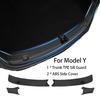 TPE Trunk Sill Plate Cover Protector for Tesla Model Y Threshold Bumper Guards Anti-dirty Pad Prevent Scratching Accessories