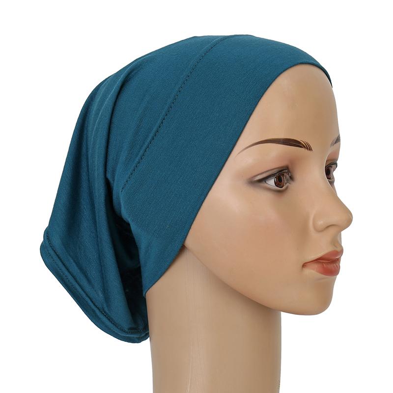 Women Soft Cotton Under Scarf Cap Turban Ready Wear Hijab Cap Female Headscarf Bonnet Hijabs Head Wraps For Women