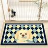 Cartoon Animal Bathroom Mat Non-slip Quick Drying Mat Household Toilet Carpet Absorbent Mat for Bathroom Door