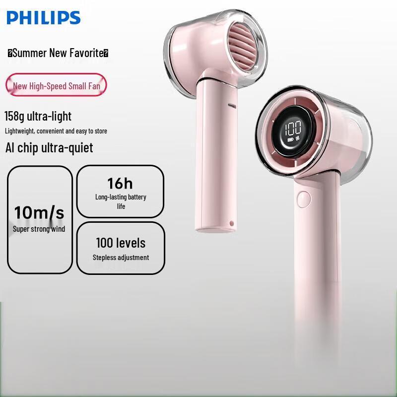 Philips Handheld Fan CN plug (adapter included)