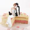 Funny Bride and Groom Figurines Romantic Marry Figurine Cake Toppers Dolls  Marry