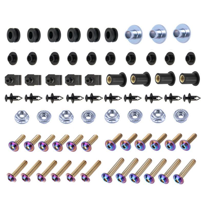 Комплект болтов для обтекателя мотоцикла из нержавеющей стали для Honda CBR600RR F5 2003-2006 Мотоциклетные винты Крепежные детали