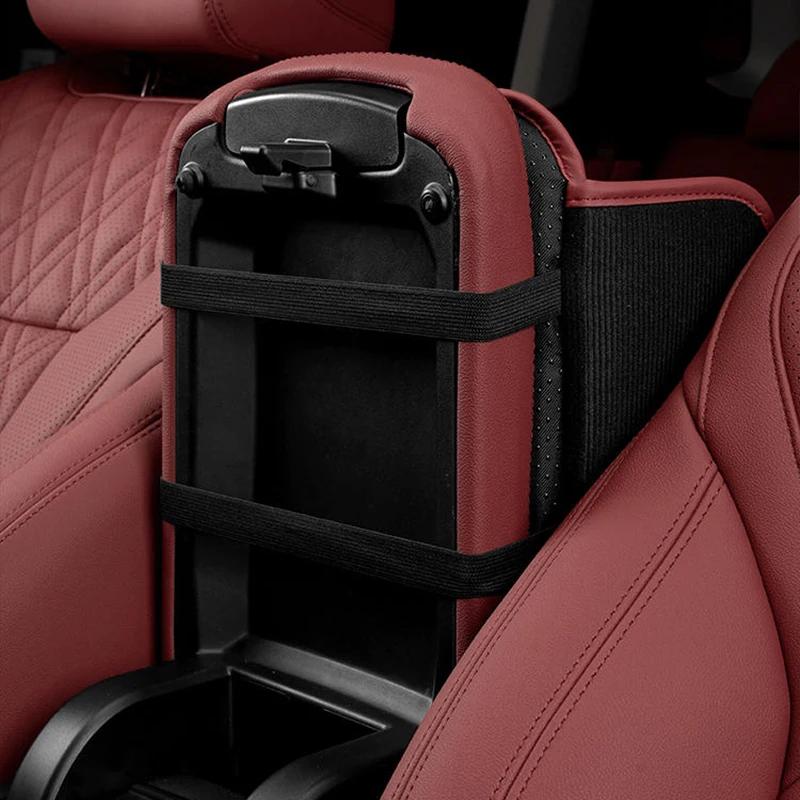 GLC GLB Car Armrest Box Pad Center Console Arm Rest Storage Pocket For Mercedes Benz AMG W177 W176 X166 X167 C257 C218 X253 C11