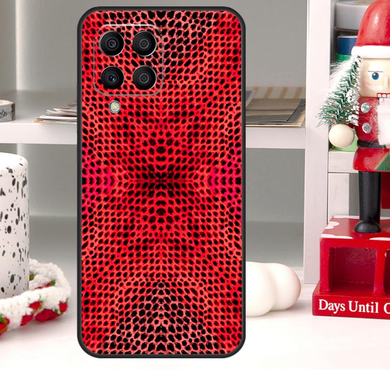 Чехол со змеиной кожей для Samsung Galaxy M55 M15 M13 M23 M33 M53 M20 M21 M51 M12 M32 M52 M34 M54 M31s M30s