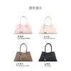 2026 Early New Commuter Fashionable Handbag Niche Simple All-matching Leather Cross-body Bag Large Capacity