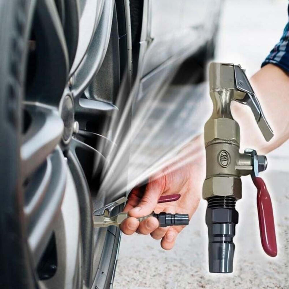 Quick Tire Inflator Nozzle 9.5cm Deflation Switch New Tire Inflator Chuck  for Tire Inflation