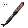 Wired Curling Brush Multi-functional Thermal Brush Fast Heating Negative Ion Round Brush Electric Hair Straightening Curling Wand Tools