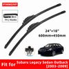 Car Wipers Double Rubber for Subaru Legacy 4 Sedan Outback 3 2003-2009 Front Brushes Cutter Automobiles Parts Accessories Windscreen Wipers Wear Parts