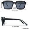 Square Style Fashion Simple Sunglasses for Men and Women Outdoor Sunshade Sunscreen  Trend High-end Street Photography UV Resistant Glasses