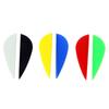 100pcs Arrow Feather Archery Hunting Shooting 2.5 Inch Plastic Feather Vanes 8 Colors Rubber Feather Fletching DIY Arrow