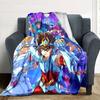 Saint Seiya Legend Sanctuary Flannel Blanket Super Soft Warm Cozy Blanket For Sofa Bed Office Travel Allseason Home Decor Gift