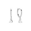 Boucles D'oreilles - LUXENTER - Xomi - Argent 925 - Zircone Cubique - Créole