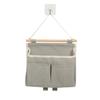 Wall Mounted Hanging Bag Multiple Pockets Sundries Storage Pouches Debris Storage Basket  Home