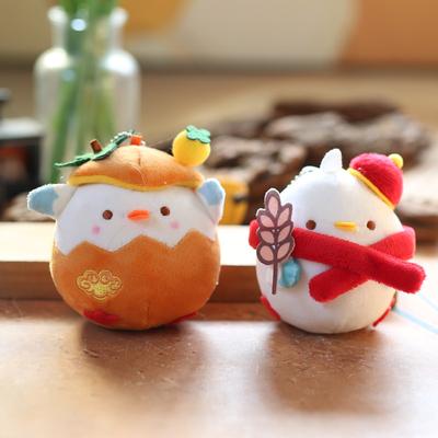 Милый Милый Маленький Куриный Кулон Плюшевая Игрушка Кукла Маленький Желтый Цыпленок Сумка Подвеска Украшение Брелок Кукла