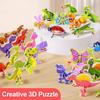 25Pcs 3D Insect Jigsaw Toys Puzzle Cards Creative Puzzle Blocks
