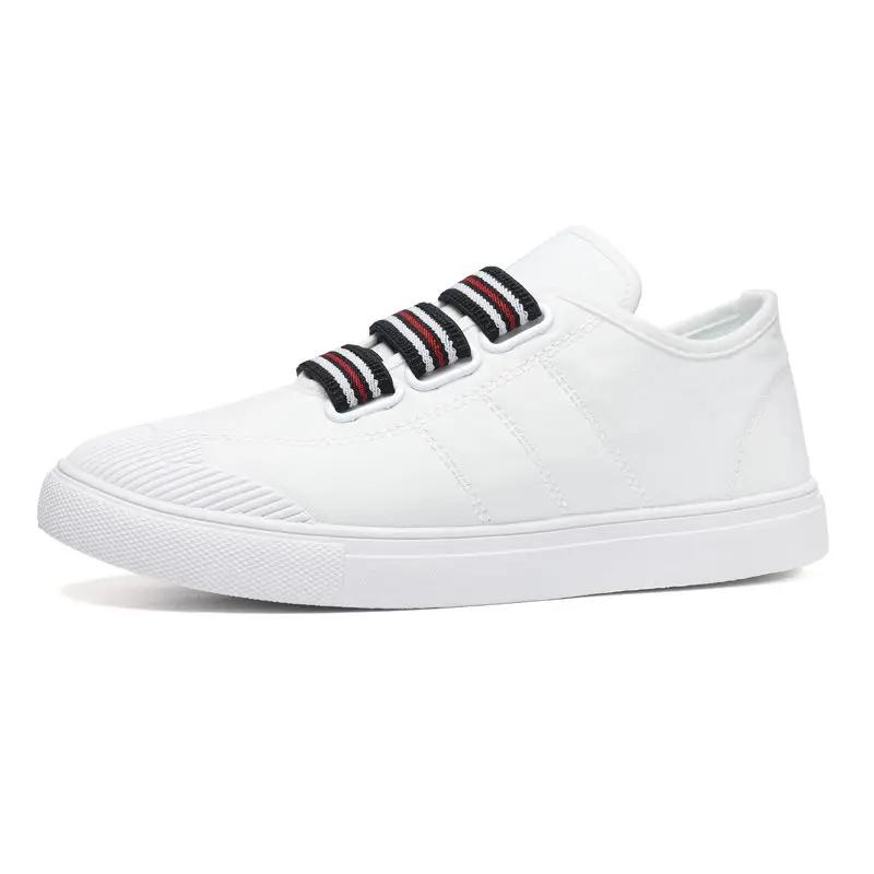 Холщовые кеды Летние Корейский стиль Круглый носок Слипоны Мужская повседневная обувь Низкая цена Дышащие Тренды 2025 Некожаная Мужская обувь