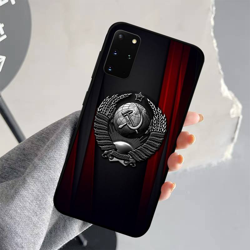 Винтажный чехол для телефона СССР CCCP для Samsung S21 S10 Lite S20 Ultra S9 S8 Plus S7 S6 Edge S5