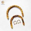 Natural Bamboo Joint Handle Bag with Real Bamboo Accessories