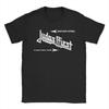 Новинка Футболка Judas Priest British Steel Asphalt Мужская Футболки с круглым вырезом Музыка группы Футболки с коротким рукавом 4XL 5XL 6XL Одежда
