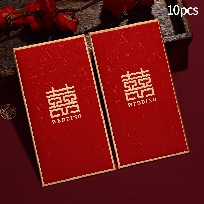 1Pc  Cloth Wedding Red Envelope Traditional Chinese Wedding Red Envelope Lucky Money Packets With Tassel Weddings Supplies