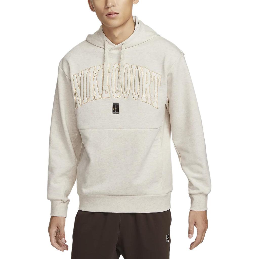 Nike Court Heritage Dri-Fit вышитый логотип для активного отдыха повседневный спортивный свитер с капюшоном длинный рукав толстовка мужская толстовка FQ2094-104