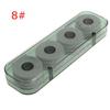 8/16Pcs Plastic Winding Board Fishing Line Wire Shaft Bobbin Spools Tackle Box Gift