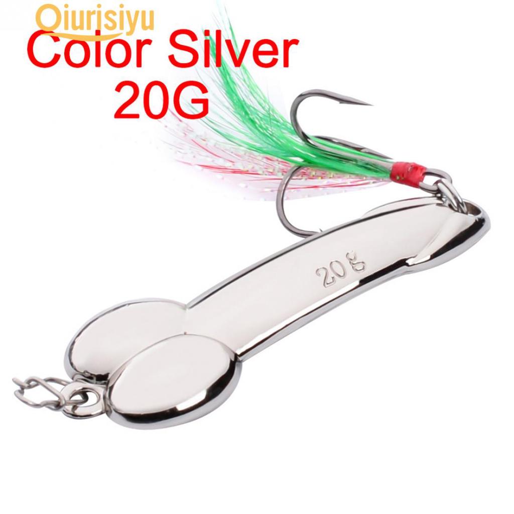 Рыболовная металлическая блесна пенис