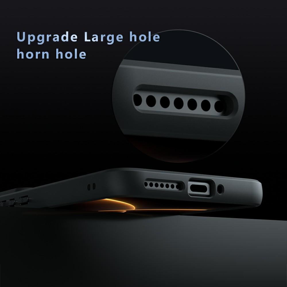 Для Xiaomi 15S Pro Чехол Матовый из ТПУ+ПК с покрытием Skin-Touch, Прозрачный черный