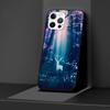 Черный чехол для Iphone 14 11 13 Pro Max 12 Mini Xr 7 8 Plus Se 2020 Xs 6 6s + чехол, мягкая сумка для мобильного телефона, чехол с изображением оленя, художественный постер