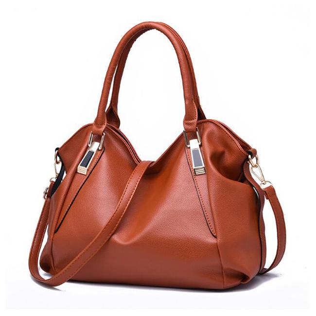 Vintage Women Shoulder Bag Crossbody Tote PU Leather Fashion Handbags CLE