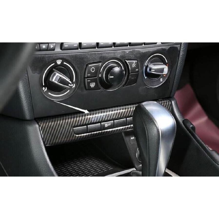 Fit For BMW X1 E84 2013-2015 ABS Carbon Fiber Center Control Driver Button Frame