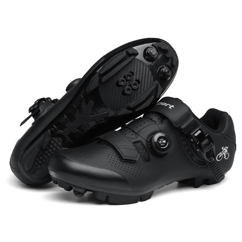 Unisex Road MTB Cycling Shoes With Single Dial Breathable Wear-Resistant Men Women