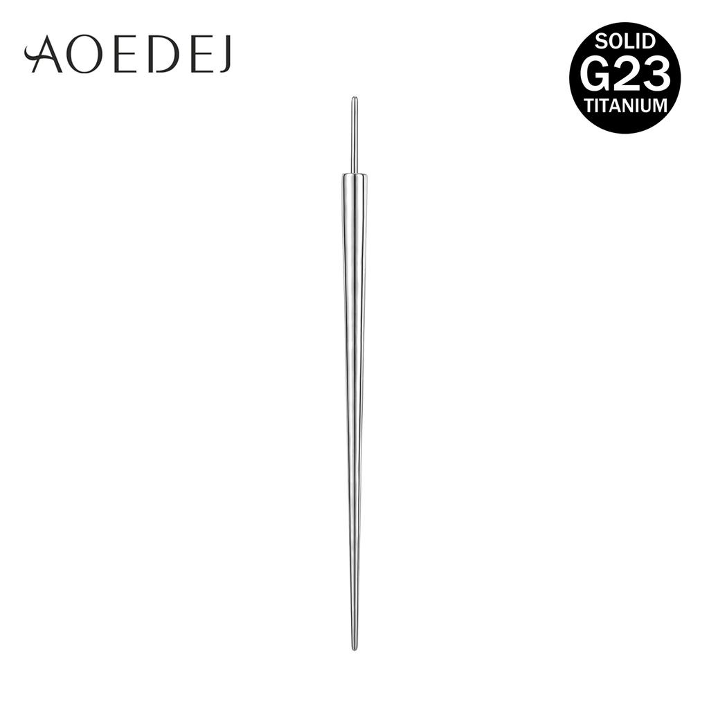 AOEDEJ 1 шт. Титановый набор для пирсинга G23 С внутренней резьбой Изогнутый конический инструмент для введения Для пирсинга козелка, хряща уха, губы, носа Украшения