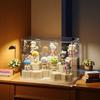 DIY blind box figurine storage display rack, acrylic transparent dustproof cabinet, doll building block ornaments