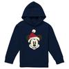 Mickey Mouse Childrens/Kids Santa Face Hoodie
