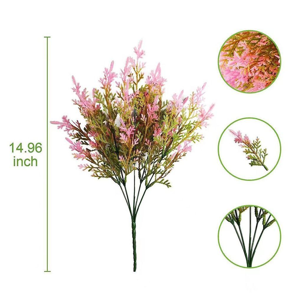 Искусственные цветы кедра Real-Touch, растения, декор своими руками, подарок, элегантные искусственные растения кедра, устойчивые к ультрафиолетовому излучению, реалистичные искусственные стебли сосны